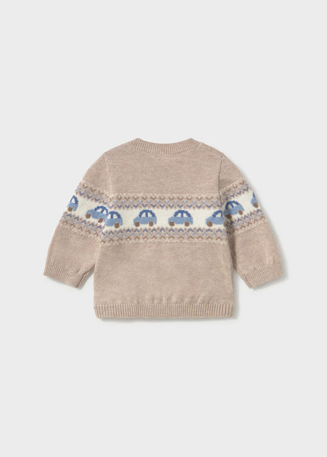 Jersey jacquard recién nacido