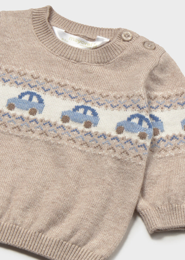 Jersey jacquard recién nacido