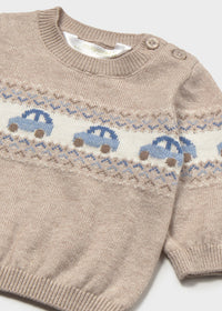 Jersey jacquard recién nacido