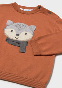 Jersey intarsia animalitos bebé