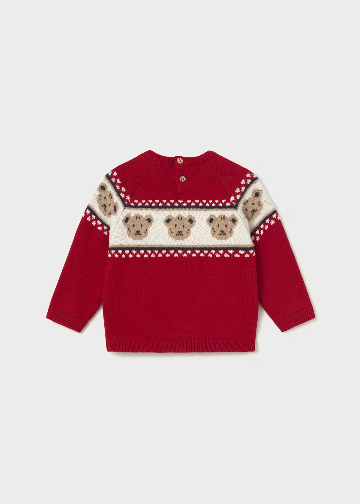 Jersey jacquard ositos bebé