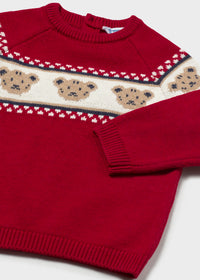 Jersey jacquard ositos bebé