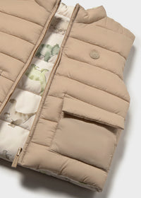 Chaleco reversible estampado bebé
