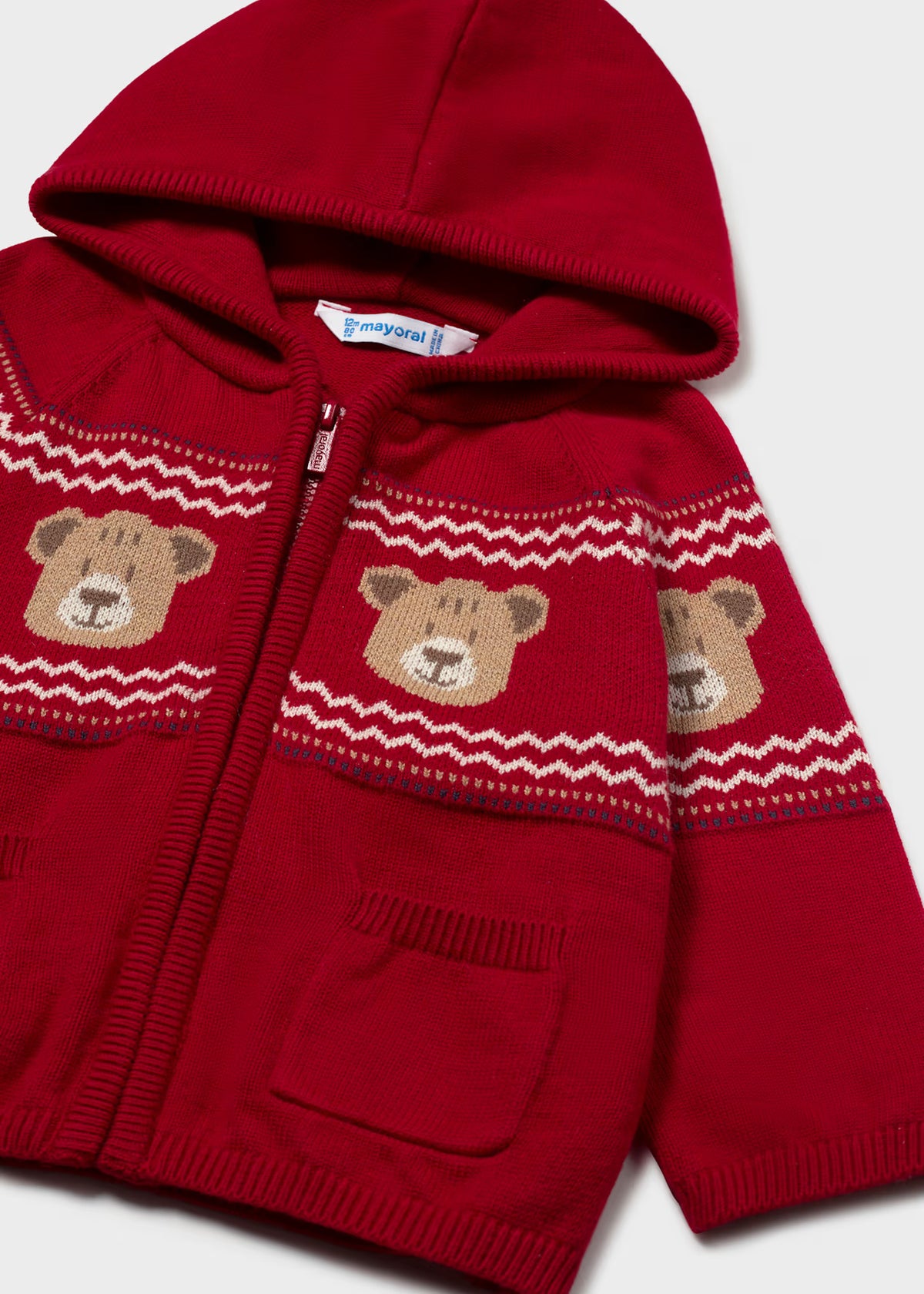 Sudadera cremallera tricot ositos bebé