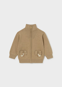Sudadera cremallera tricot perritos bebé
