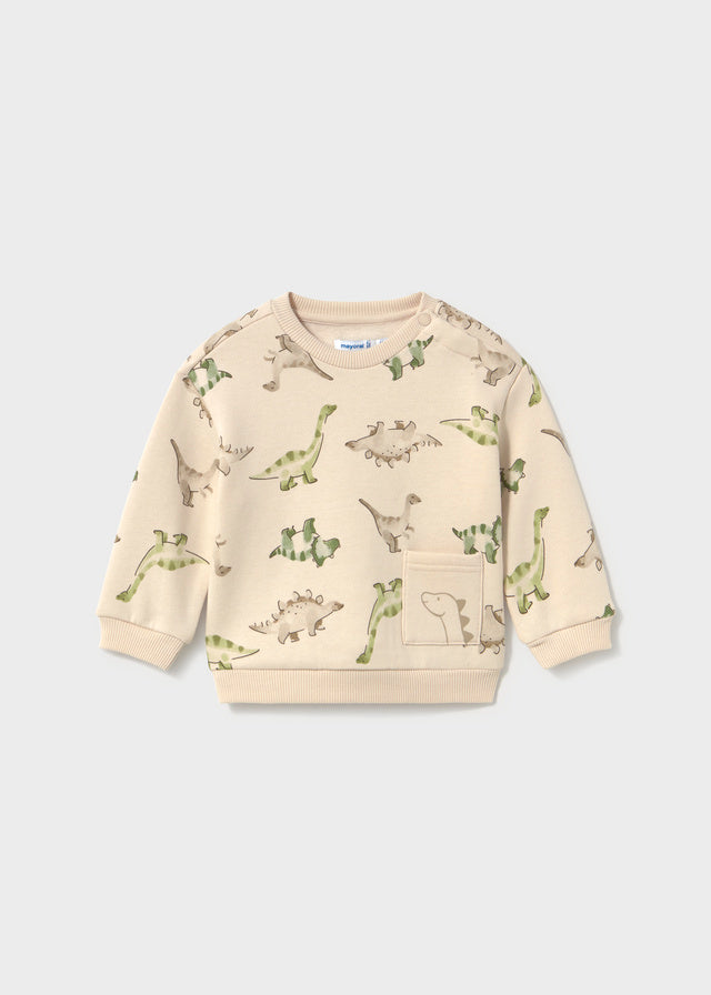 Sudadera animalitos bolsillo bebé