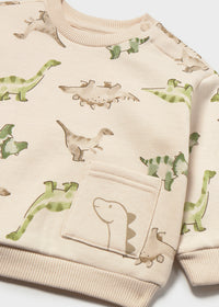 Sudadera animalitos bolsillo bebé
