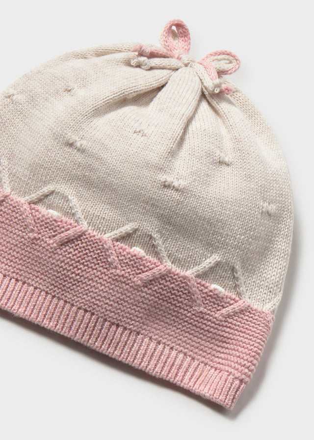 Conjunto 3 piezas tricot recién nacida