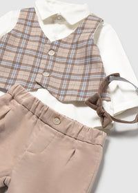 Conjunto 3 piezas camisa recién nacido
