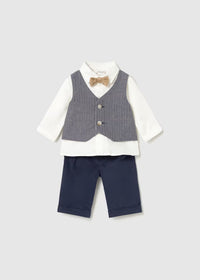 Conjunto 3 piezas camisa recién nacido