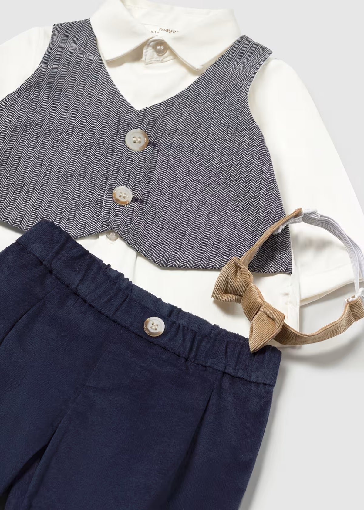 Conjunto 3 piezas camisa recién nacido