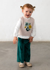 Conjunto chaleco 3 piezas bebé