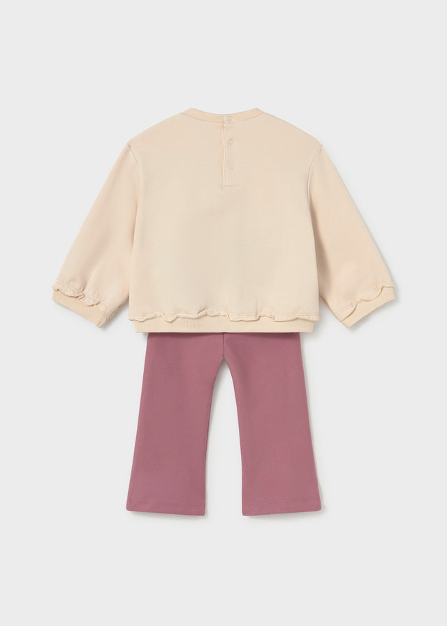 Conjunto sudadera y pantalón bebé