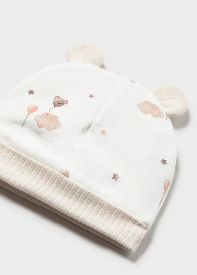 Set de pelele gorro y babero ositos recién nacida