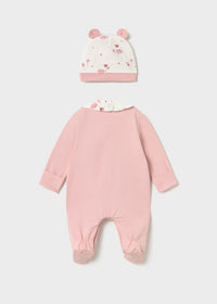 Set de pelele gorro y babero ositos recién nacida