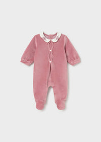 Pijama cuello ondas recién nacida