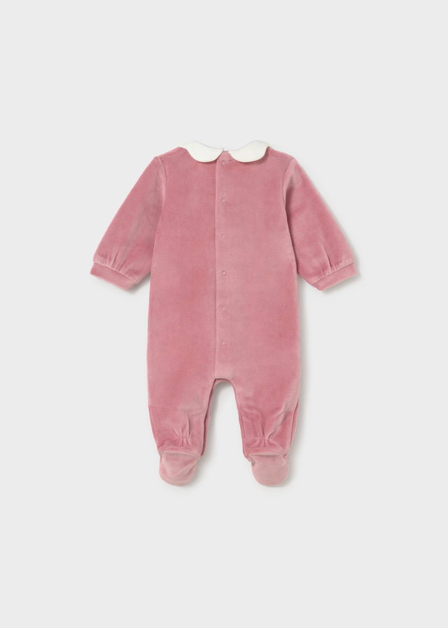 Pijama cuello ondas recién nacida