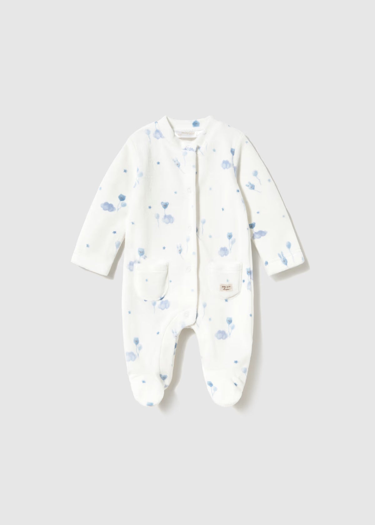 Pijama estampado recién nacido