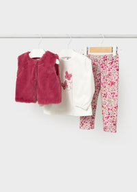 Conjunto 3 piezas chaleco bebé