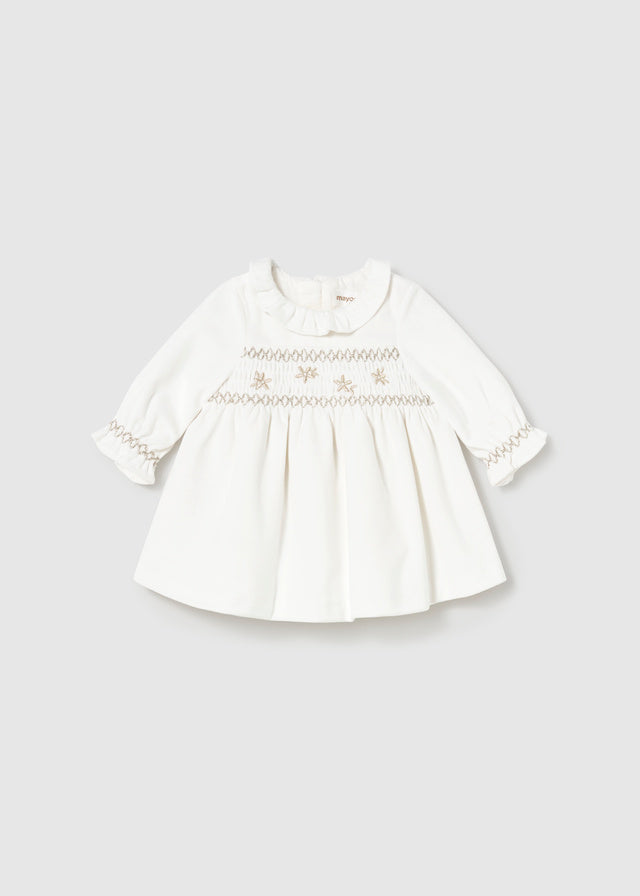 Vestido terciopelo recién nacida