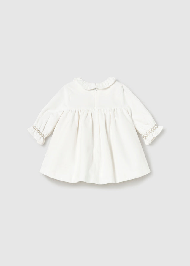 Vestido terciopelo recién nacida