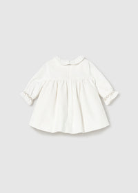 Vestido terciopelo recién nacida