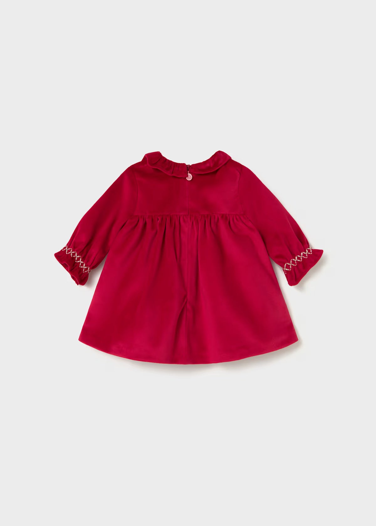 Vestido terciopelo recién nacida