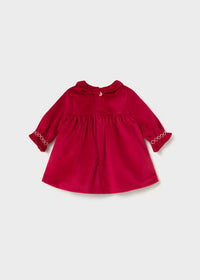 Vestido terciopelo recién nacida