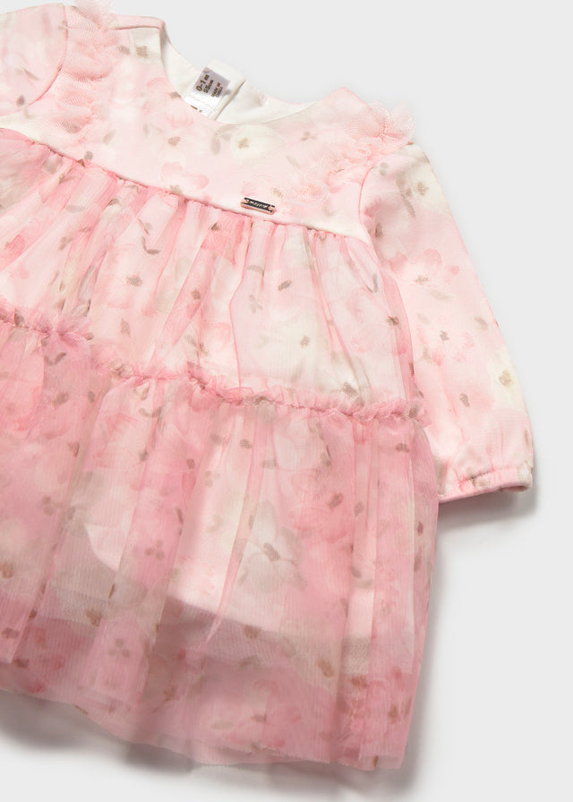 Vestido tul estampado recién nacida