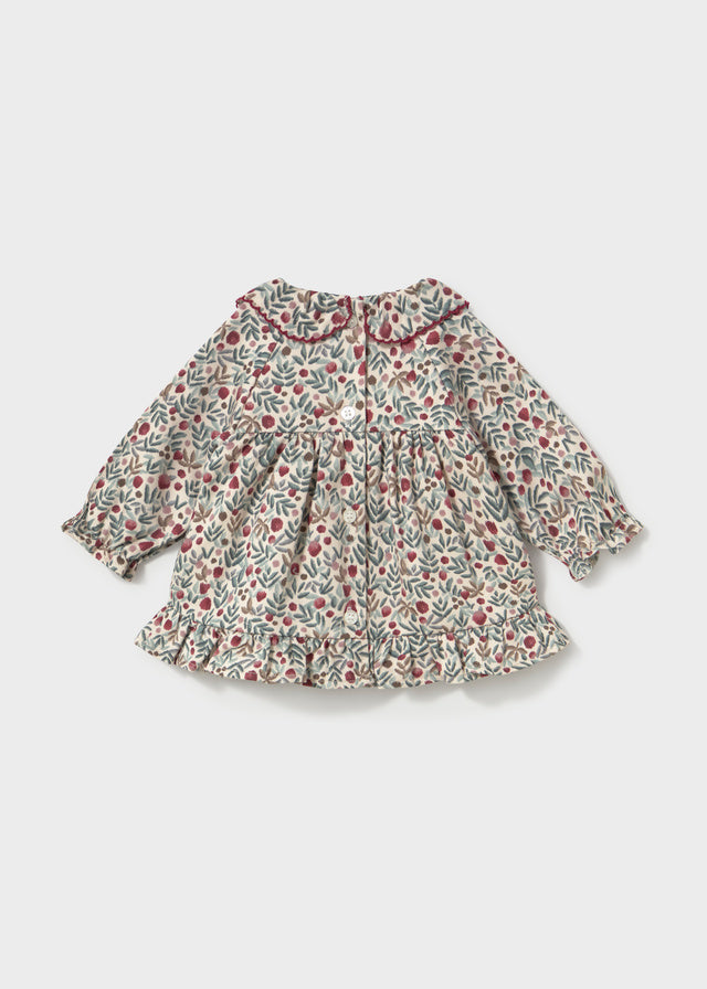 Vestido estampado recién nacida