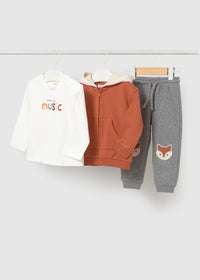 Chándal con sudadera animalito bebé