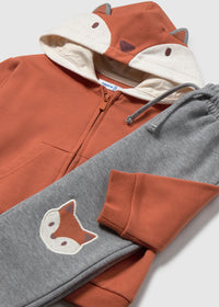 Chándal con sudadera animalito bebé