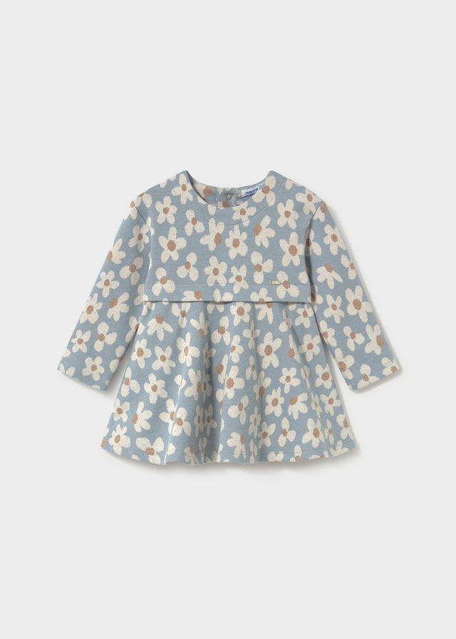 Vestido estampado jacquard bebé