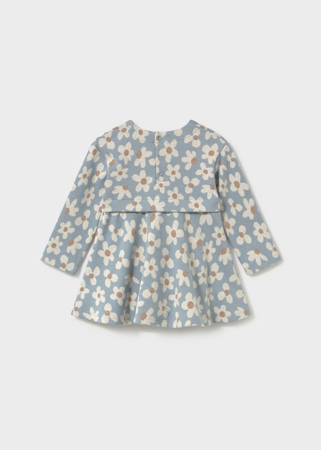 Vestido estampado jacquard bebé