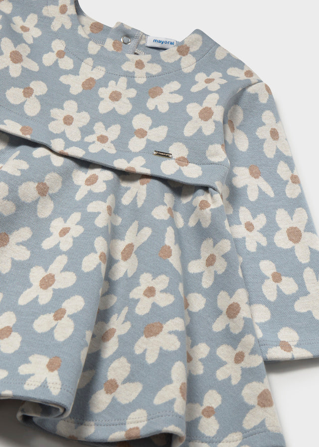 Vestido estampado jacquard bebé