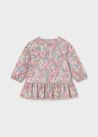 Vestido bambula estampado bebé