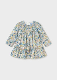 Vestido terciopelo estampado bebé