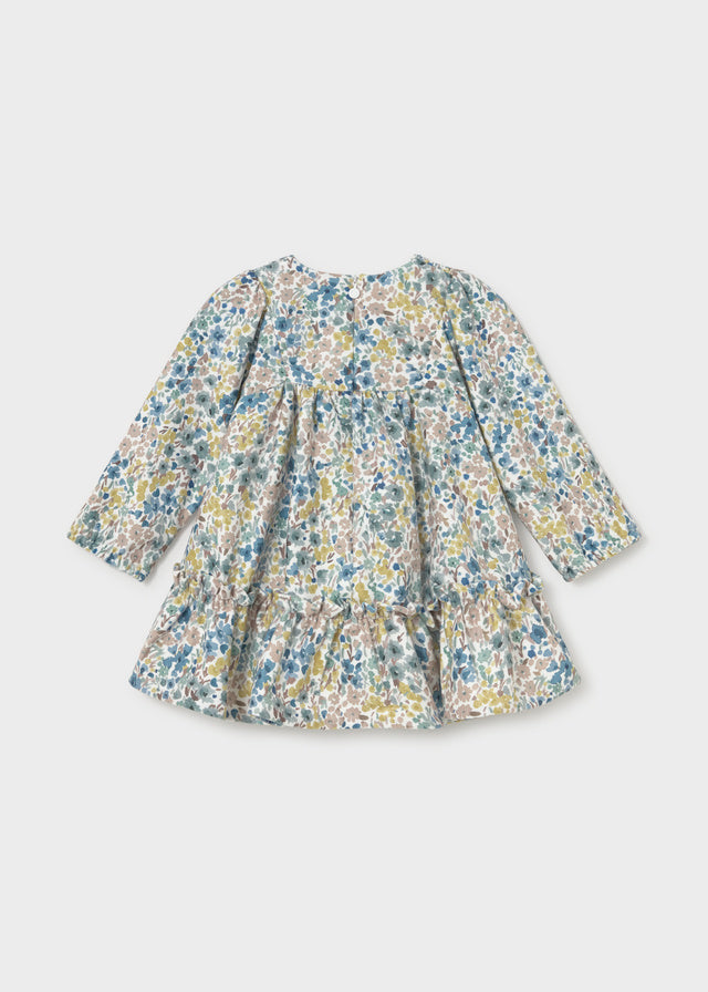 Vestido terciopelo estampado bebé