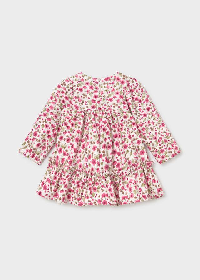Vestido terciopelo estampado bebé