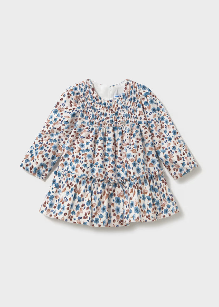 Vestido terciopelo estampado bebé