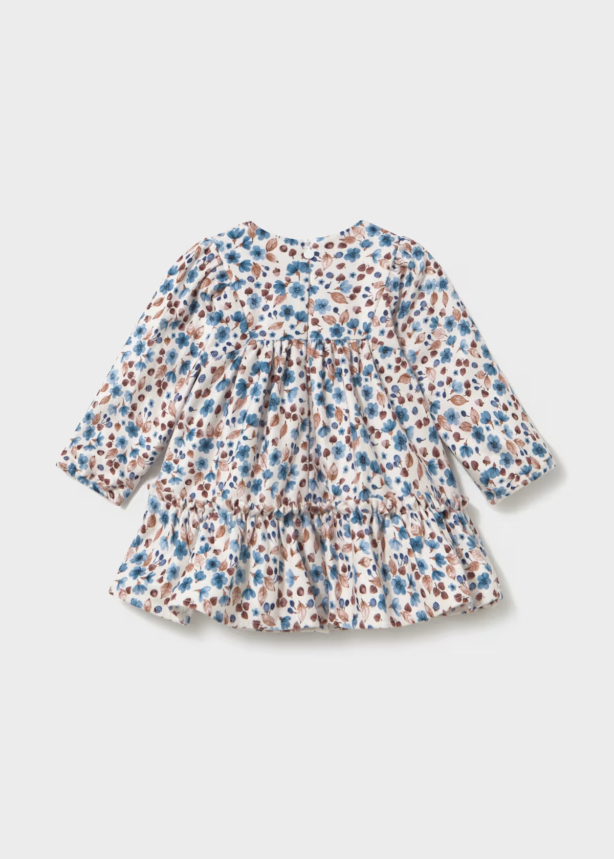 Vestido terciopelo estampado bebé