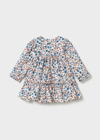 Vestido terciopelo estampado bebé