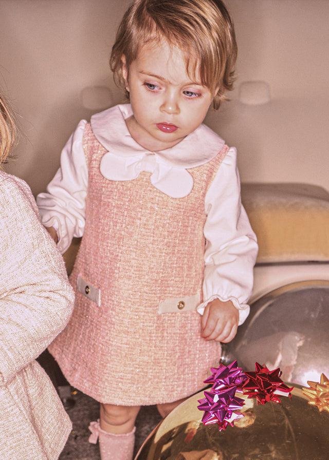 Vestido combinado bebé