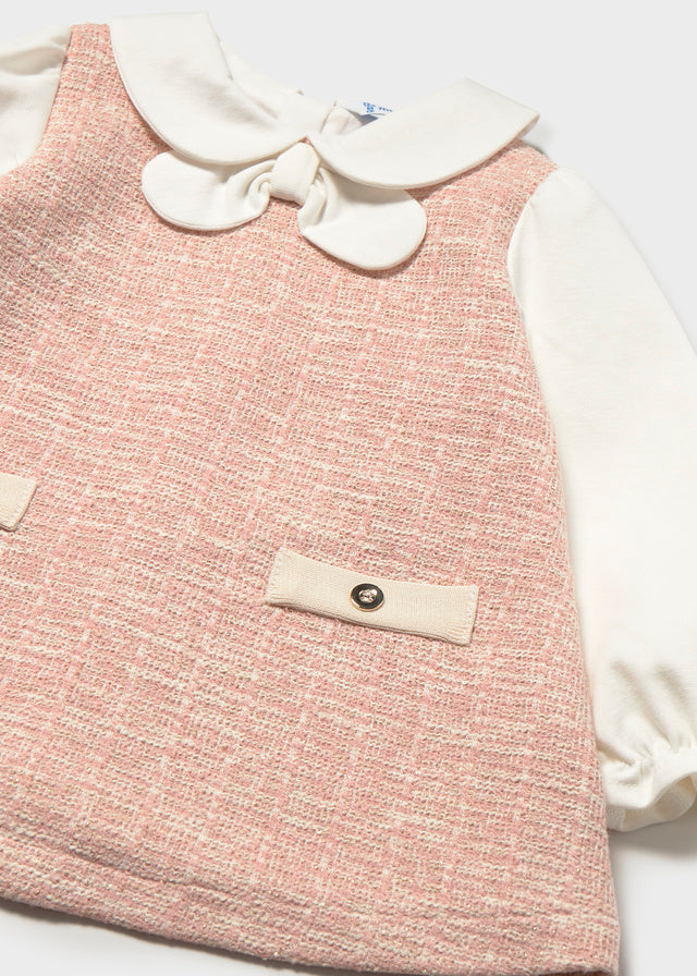 Vestido combinado bebé