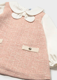 Vestido combinado bebé