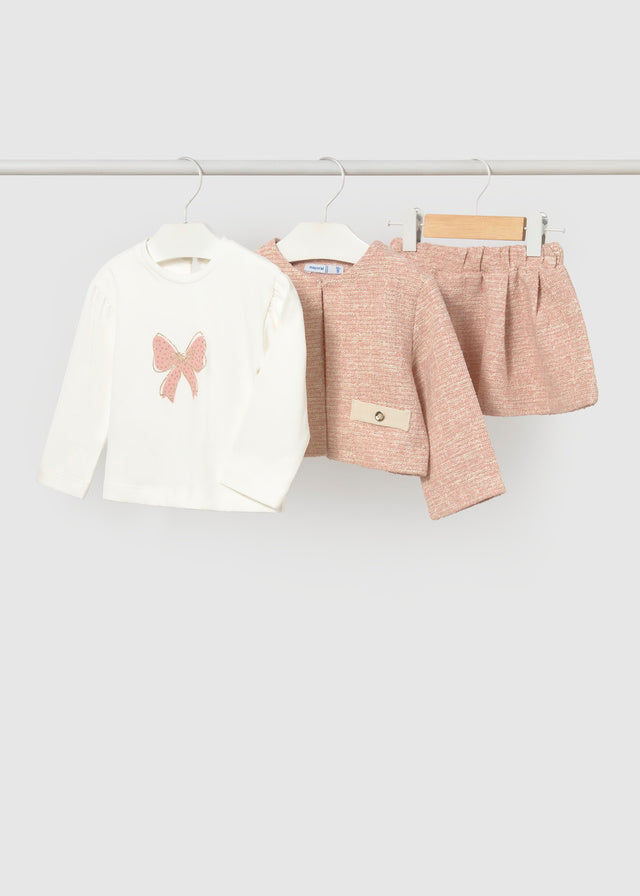 Conjunto 3 piezas lazo bebé