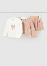 Conjunto 3 piezas lazo bebé