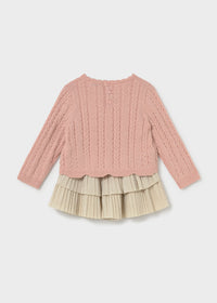 Conjunto falda volantes y jersey bebé