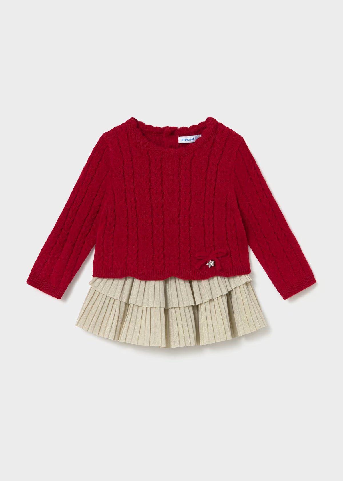 Conjunto falda volantes y jersey bebé