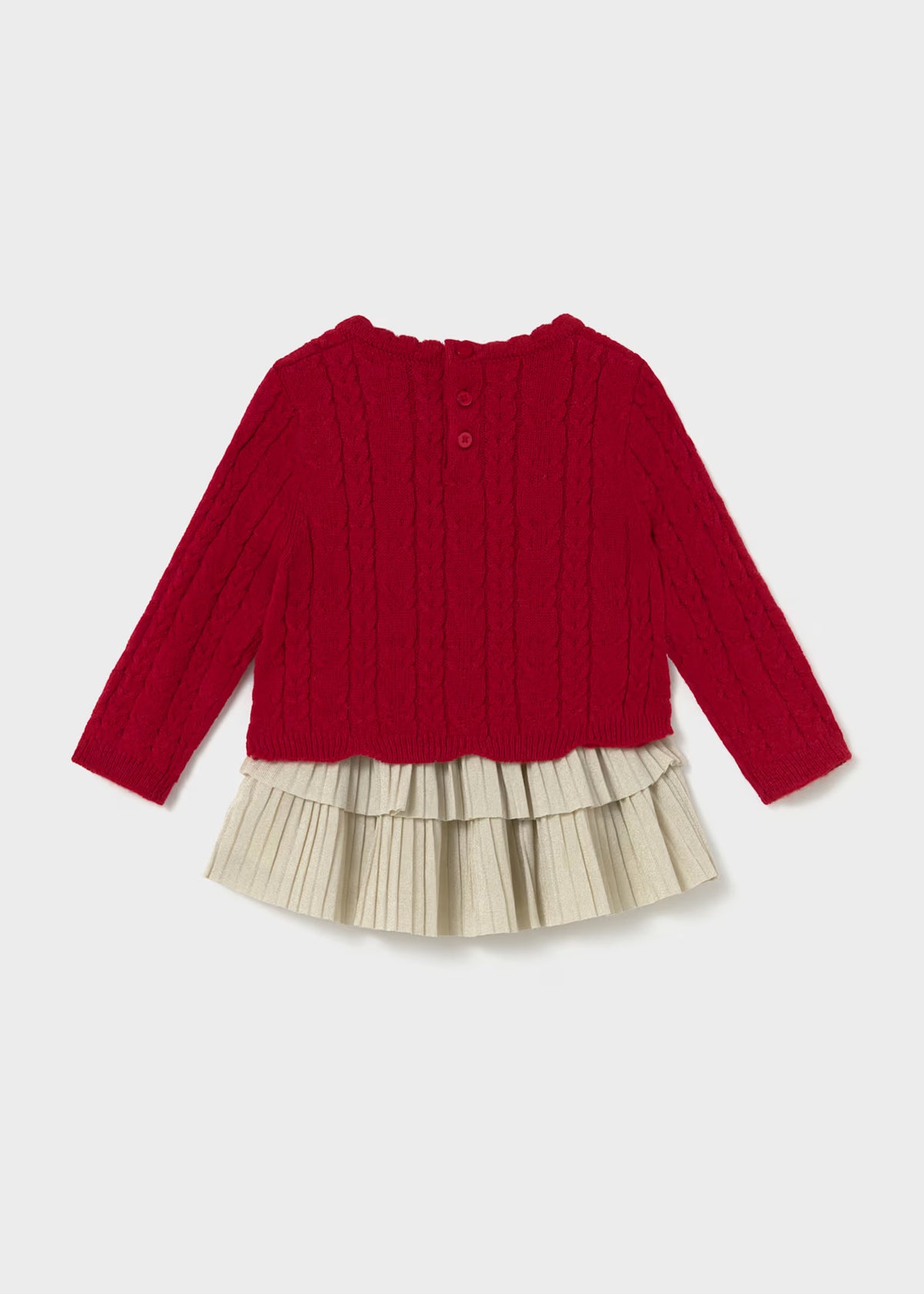 Conjunto falda volantes y jersey bebé